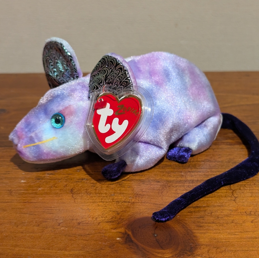 TY Beanie Baby Zodiac Rat